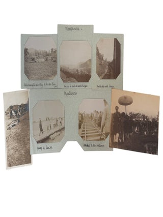 Item #23640 Manchuria Khingan Railway Expansion and Rural Life in Manchuria Photographs, 1903....