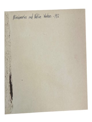 Protestant Mission Photograph Archive of Portuguese Angola, 1912&ndash;1914 &mdash; Mission Schools, African Christian Workers, & the Infrastructure of Western Religious and Educational Authority (27 Photographs)
