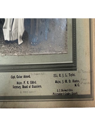 Indian Personnel in the British Army Headquarters, Five Large Format Photographs of the Imperial Military in British India Documenting Language Training and Ordnance Administration, 1940 to 1945