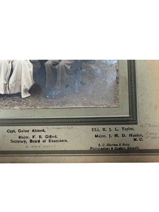 Indian Personnel in the British Army Headquarters, Five Large Format Photographs of the Imperial Military in British India Documenting Language Training and Ordnance Administration, 1940 to 1945