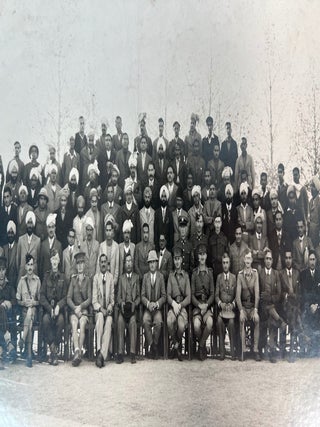 Indian Personnel in the British Army Headquarters, Five Large Format Photographs of the Imperial Military in British India Documenting Language Training and Ordnance Administration, 1940 to 1945