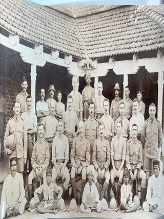Indian Personnel in the British Army Headquarters, Five Large Format Photographs of the Imperial Military in British India Documenting Language Training and Ordnance Administration, 1940 to 1945