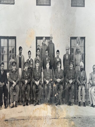 Indian Personnel in the British Army Headquarters, Five Large Format Photographs of the Imperial Military in British India Documenting Language Training and Ordnance Administration, 1940 to 1945