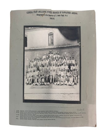 British India Railway and Military Administrative Staff Photo Archive Documenting Colonial Transportation, Military Administration, and Wartime Logistics, circa 1930s&ndash;1943