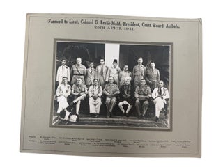 British India Railway and Military Administrative Staff Photo Archive Documenting Colonial Transportation, Military Administration, and Wartime Logistics, circa 1930s–1943