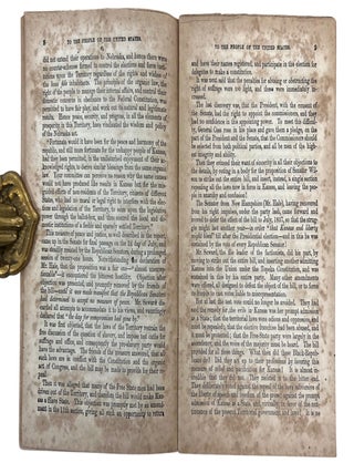 "Black Republicanism versus Democracy," Race, Popular Sovereignty, and the Democratic Defense of Slavery in Kansas, 1856