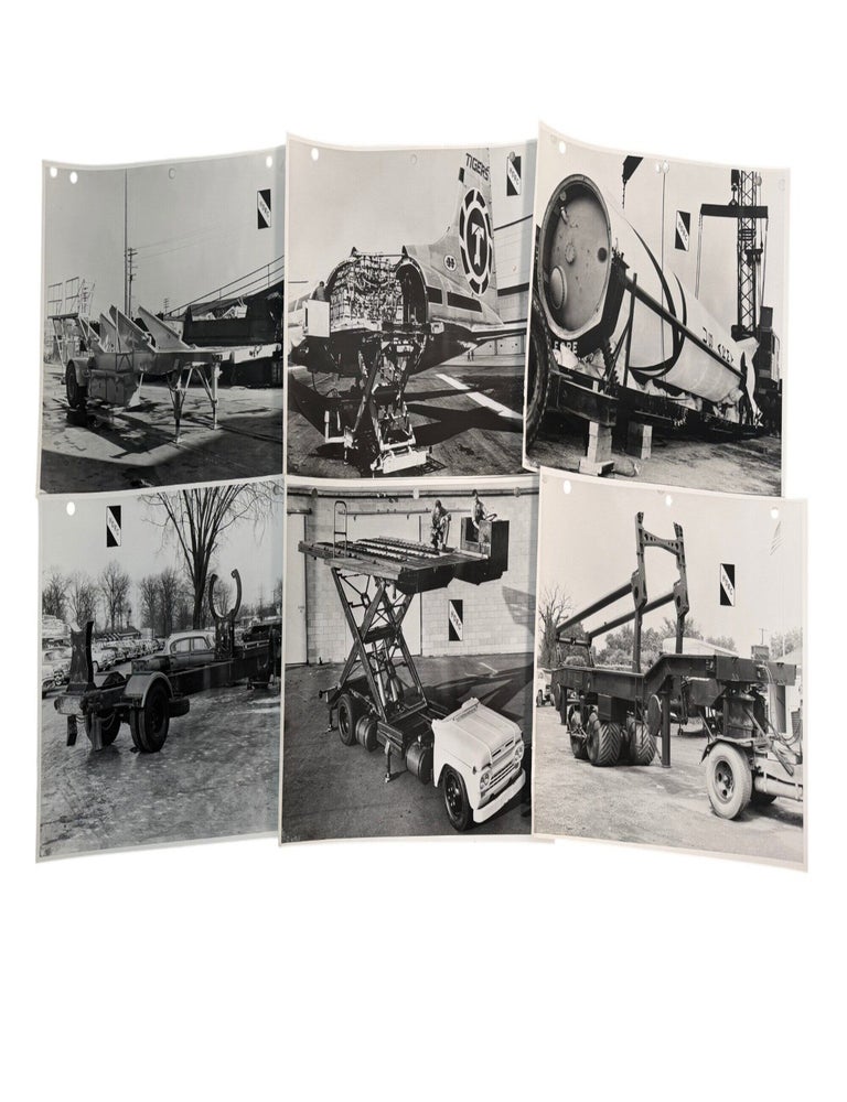 Item #23674 Cold War Era U.S. Military Airfreight Development and Expansion with the Flying Tiger Line CL 44 Swingtail, 1960s. U S. Army Airfreight, Flying Tiger Line CL 44 Swingtail.