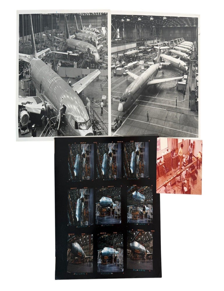 Item #23675 Boeing 747 Engineering and Wide Body Aircraft Production Photo Archive, Renton, Washington, 1970s. Boeing Aircraft Production.