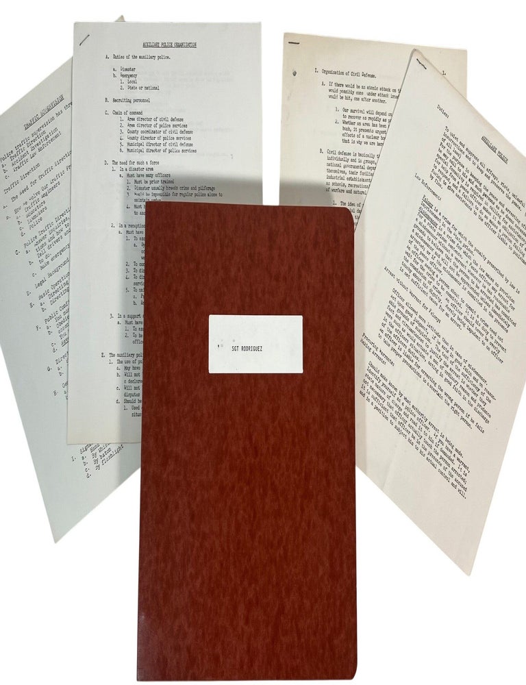 LAPD Working Manual, on Homicide Procedure including Discussion of Sexual Violence and Illegal...