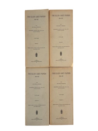 Canadian Colonial and Imperial Correspondence, The Elgin and Grey Papers, 1846 to 1852, in 4. Arthur G. Doughty, The Elgin.