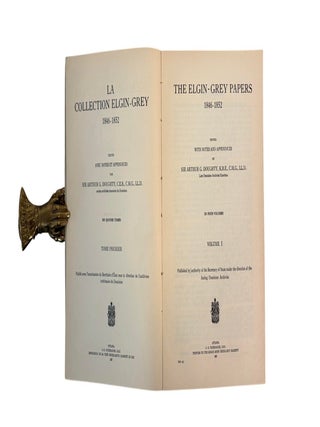 Canadian Colonial and Imperial Correspondence, The Elgin and Grey Papers, 1846 to 1852, in 4 Volumes, 1937