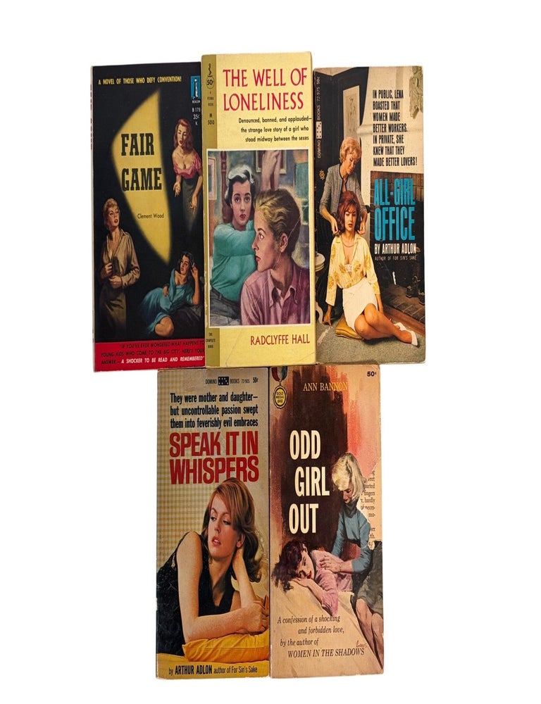 Lesbian Pulp Novels including Ann Bannon's Odd Girl Out, 1949-65