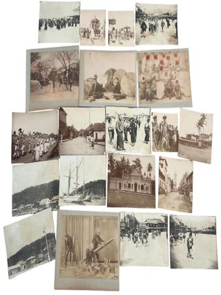 British Colonial Ceylon, Nagoya Festivals, and Colombo Seri Lanka Street Life, circa 1890 to 1910. British Colonial Ceylon, Meiji Era.