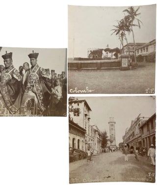 British Colonial Ceylon, Nagoya Festivals, and Colombo Seri Lanka Street Life, circa 1890 to 1910