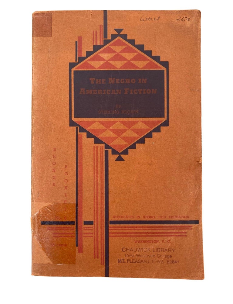 "The Negro in American Fiction" 1937 Analysis of Black Authors and Black Representation...