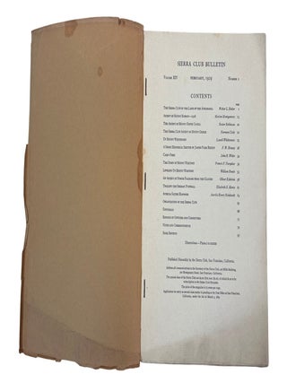 Large Archive of Early Sierra Club Conservation and Ansel Adams's Formative Publications: Sierra Club Bulletin, 1926-1954