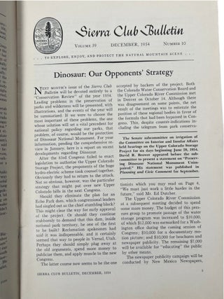 Large Archive of Early Sierra Club Conservation and Ansel Adams's Formative Publications: Sierra Club Bulletin, 1926-1954