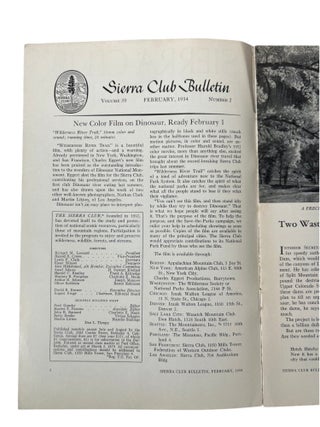 Large Archive of Early Sierra Club Conservation and Ansel Adams's Formative Publications: Sierra Club Bulletin, 1926-1954