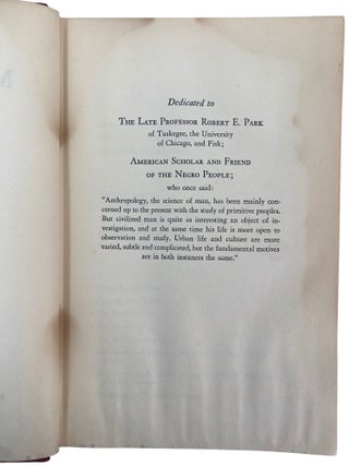 "Black Metropolis: A Study of Negro Life in a Northern City" Sociological Study of Black Communities in Chicago After the Great Migration, First Edition 1945