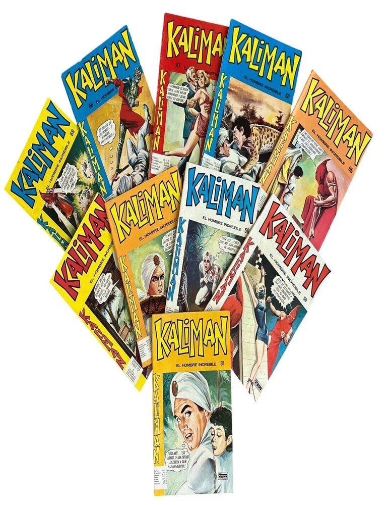 Mexican Science Fiction Comics, "Kalim&aacute;n" Archive of Issues Ten Issues of the Bogot&aacute;...