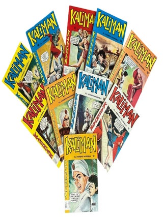 Mexican Science Fiction Comics, "Kalim&aacute;n" Archive of Issues Ten Issues of the Bogot&aacute;. Kalim&aacute;n: El Hombre Incre&iacute;ble.