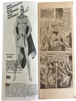 Mexican Science Fiction Comics, "Kalim&aacute;n" Archive of Issues Ten Issues of the Bogot&aacute; Edition, 1983