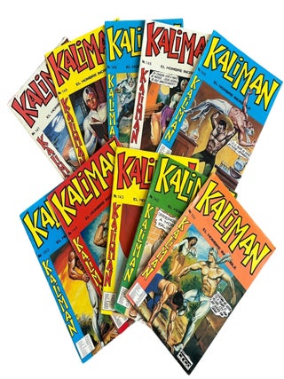 Mexican Science Fiction, "Kalim&aacute;n" Comic Archive, Colombian Print Archive of Issues. Kalim&aacute;n: El hombre incre&iacute;ble.