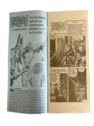Mexican Science Fiction, "Kalim&aacute;n" Comic Archive, Colombian Print Archive of Issues 141-151, 1976