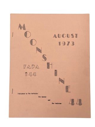 California Sci-Fi/Fantasy Zine "Moonshine" Archive, with Criticism, Debate, and Publishing Commentary on Mid-Century Scence Fiction, 1959-1973