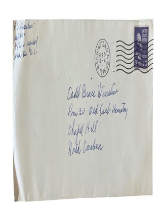 North Carolina Chapel Hill University Wartime Reorganization, The Cadet Program and the Founding of the UNC Executive Program: Bruce and Rex S. Winslow Papers and Ephemera Archive, 1943 to 1963