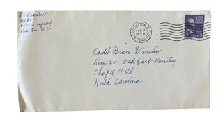 North Carolina Chapel Hill University Wartime Reorganization, The Cadet Program and the Founding of the UNC Executive Program: Bruce and Rex S. Winslow Papers and Ephemera Archive, 1943 to 1963
