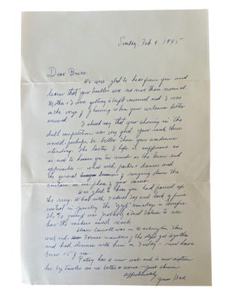 North Carolina Chapel Hill University Wartime Reorganization, The Cadet Program and the Founding of the UNC Executive Program: Bruce and Rex S. Winslow Papers and Ephemera Archive, 1943 to 1963