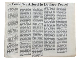 North Carolina Chapel Hill University Wartime Reorganization, The Cadet Program and the Founding of the UNC Executive Program: Bruce and Rex S. Winslow Papers and Ephemera Archive, 1943 to 1963