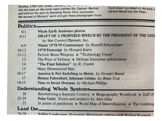 Ecological Crisis From Genetic Toxicity to Three Mile Island: CoEvolution Quarterly Nos. 17 through 24, 1978 to 1980