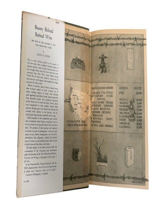 Japanese American Art During WWII Internment, Beauty Behind Barbed Wire, First Edition, 1952