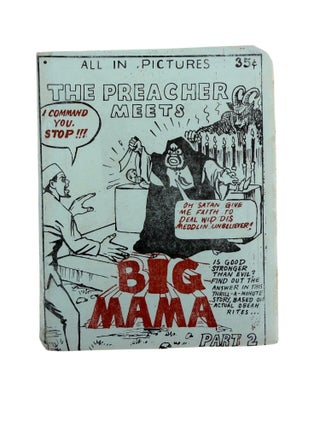 Early Caribbean Comic "The Preacher Meets Big Mama" by Black Cartoonist Rudy Seymour; 1967. Rudy Seymour, Caribbean Comic.