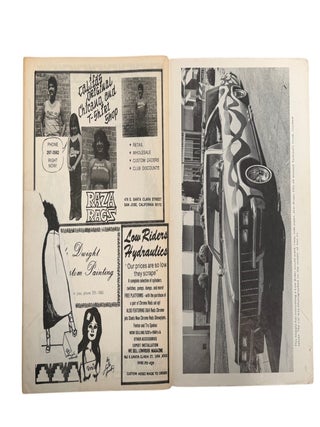 Early Chicano Culture & The First National Low Rider Car Show Magazine, San Jose, 1978