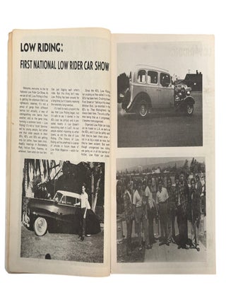 Early Chicano Culture & The First National Low Rider Car Show Magazine, San Jose, 1978