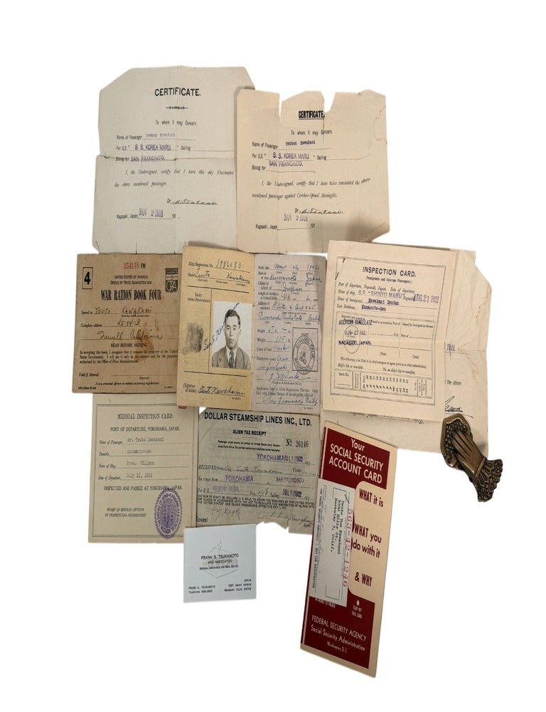 Japanese American Tsuto Kawakami&rsquo;s Immigration, Wartime Incarceration, and Postwar Life archive...