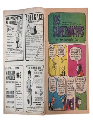Mexican Satire Comic "Los Supermachos", with Themes of Political Corruption and Gender Politics, Archive 1968&ndash;1971