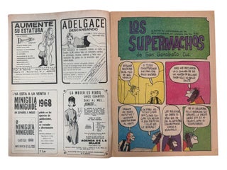 Mexican Satire Comic "Los Supermachos", with Themes of Political Corruption and Gender Politics, Archive 1968–1971