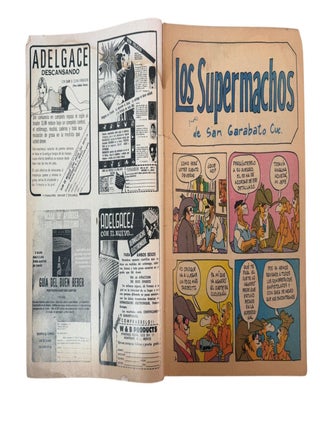 Mexican Satire Comic "Los Supermachos", with Themes of Political Corruption and Gender Politics, Archive 1968&ndash;1971