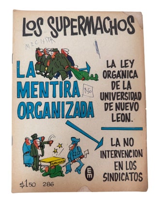 Mexican Satire Comic "Los Supermachos", with Themes of Political Corruption and Gender Politics, Archive 1971-1973