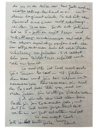 Large Archive of Personal and Scientific Correspondence Documenting Nobel Prize Winning Carl Cori and Gerty Cori Spanning More Than 30 Years