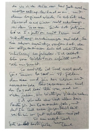 Large Archive of Personal and Scientific Correspondence Documenting Nobel Prize Winning Carl Cori and Gerty Cori Spanning More Than 30 Years