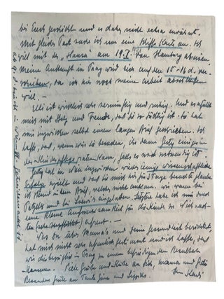 Large Archive of Personal and Scientific Correspondence Documenting Nobel Prize Winning Carl Cori and Gerty Cori Spanning More Than 30 Years