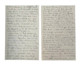 Large Archive of Personal and Scientific Correspondence Documenting Nobel Prize Winning Carl Cori and Gerty Cori Spanning More Than 30 Years
