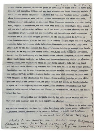 Large Archive of Personal and Scientific Correspondence Documenting Nobel Prize Winning Carl Cori and Gerty Cori Spanning More Than 30 Years