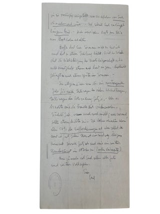 Large Archive of Personal and Scientific Correspondence Documenting Nobel Prize Winning Carl Cori and Gerty Cori Spanning More Than 30 Years