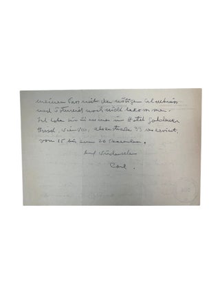 Large Archive of Personal and Scientific Correspondence Documenting Nobel Prize Winning Carl Cori and Gerty Cori Spanning More Than 30 Years